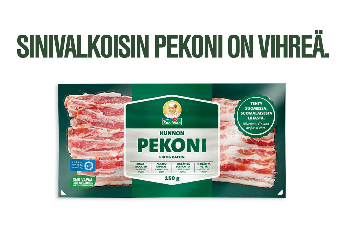 Kunnon pekoni on aidosti suomalainen pekoni 1