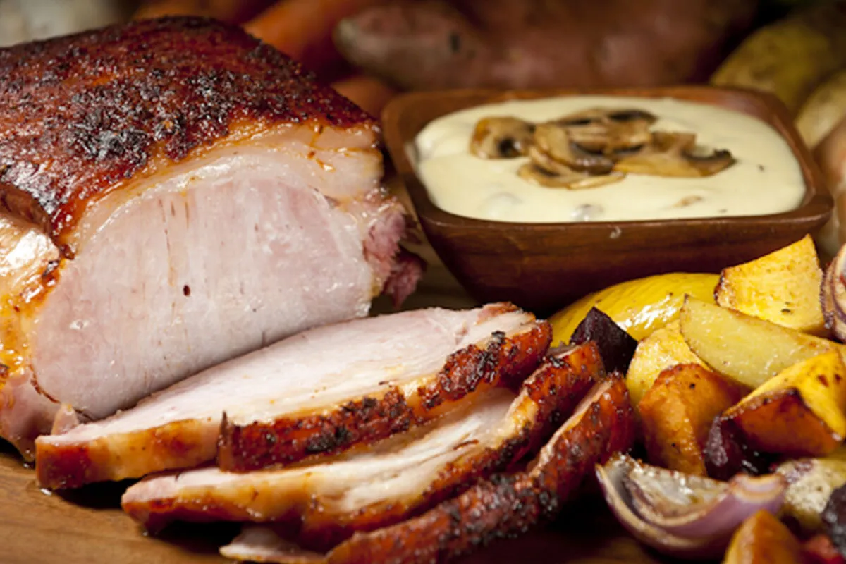 Mehevä uunifilee ja uunivihannekset