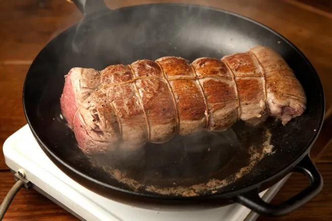 Naudan sisäfileen paistaminen pannulla