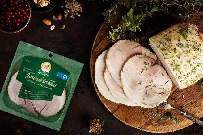 viipaloitu joulukinkku