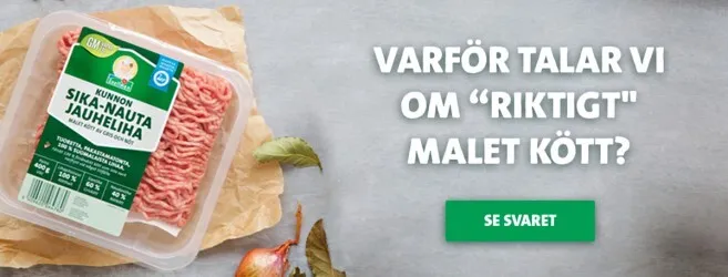 riktigt malet kött
