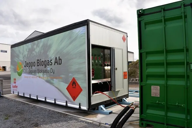 Biokaasun vastaanotto Biokaasun vastaanotto