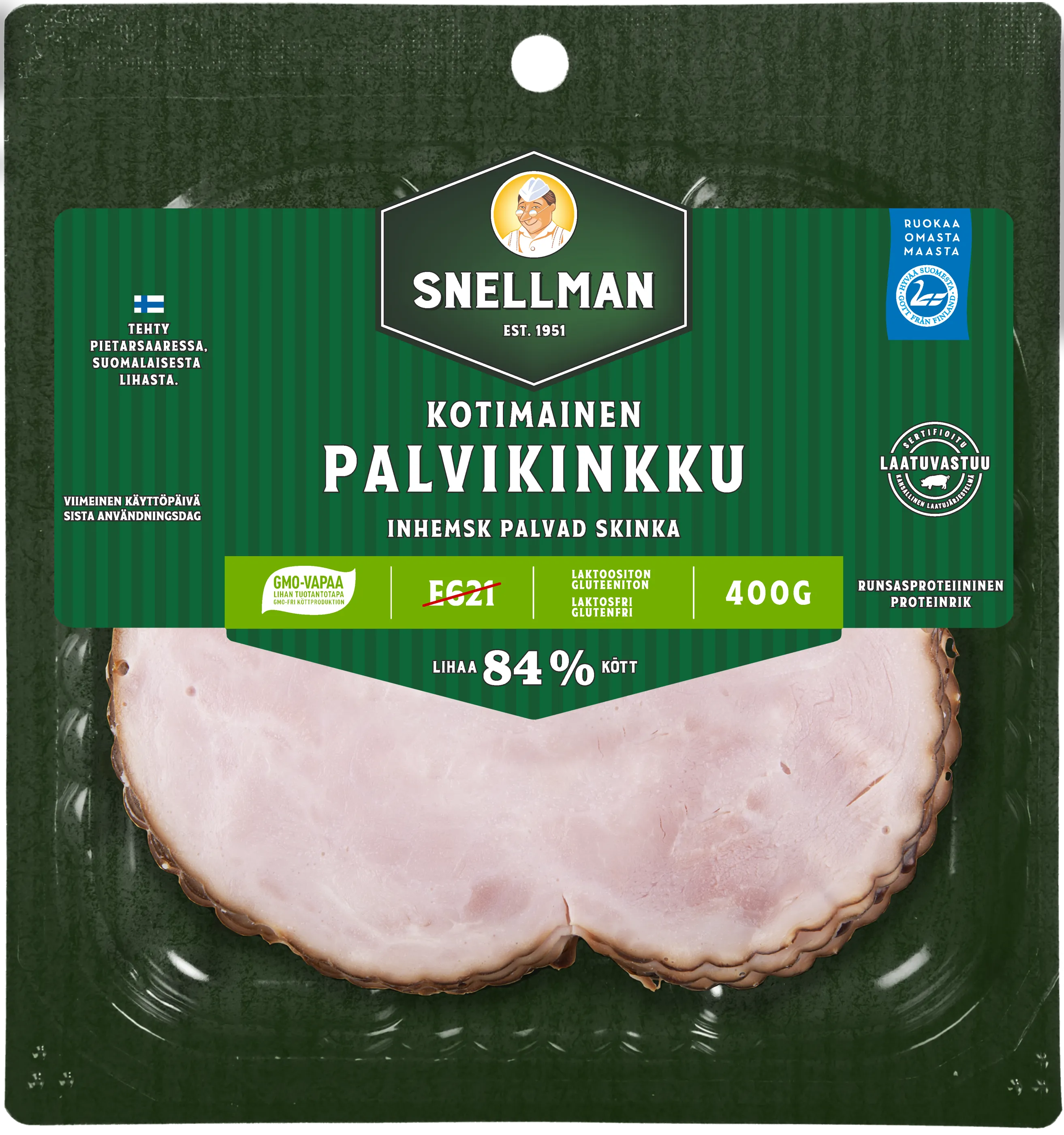 Kotimainen palvikinkku 400 g