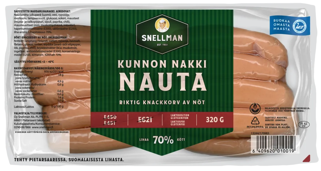 Kunnon naudanlihanakki 320 g