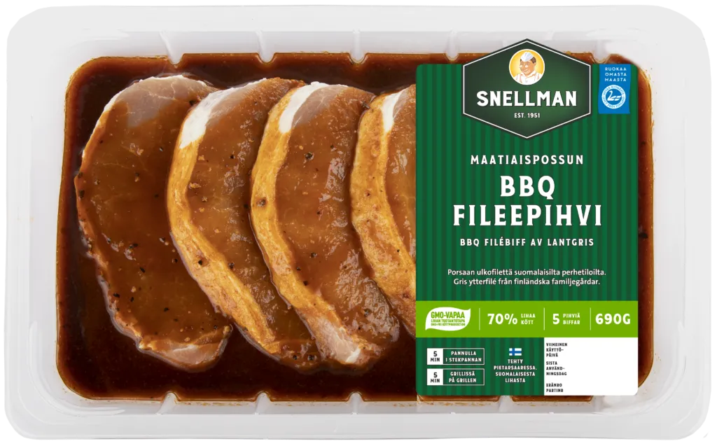 Maatiaispossun bbq fileepihvi 5 kpl 690 g