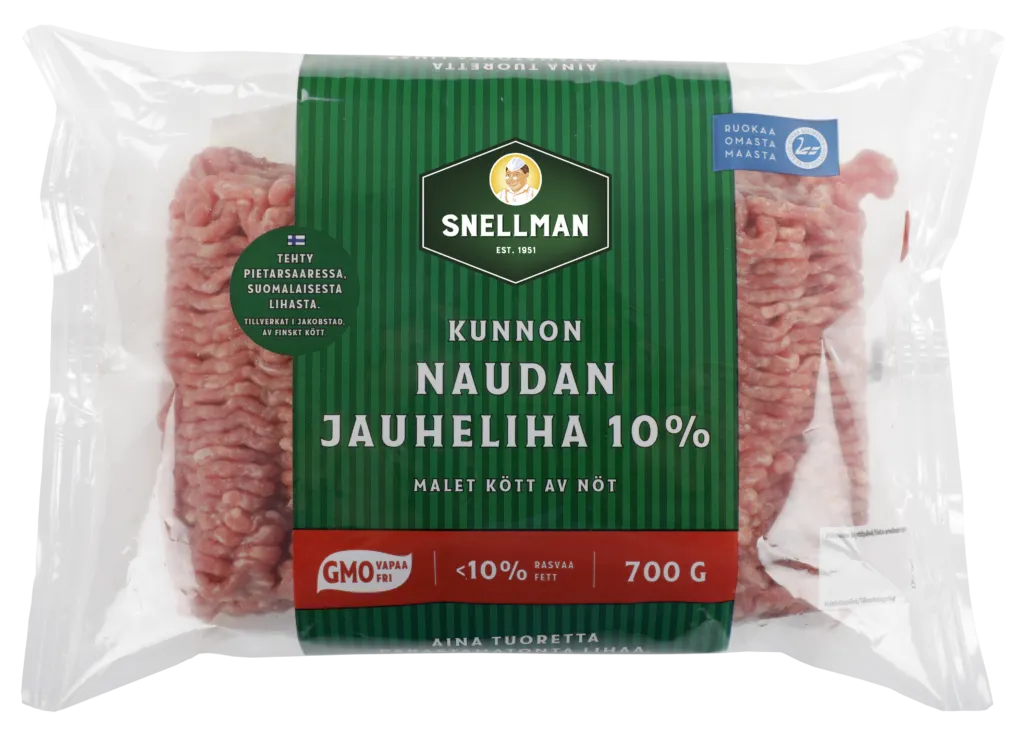 Kunnon naudan jauheliha 10 % 700 g