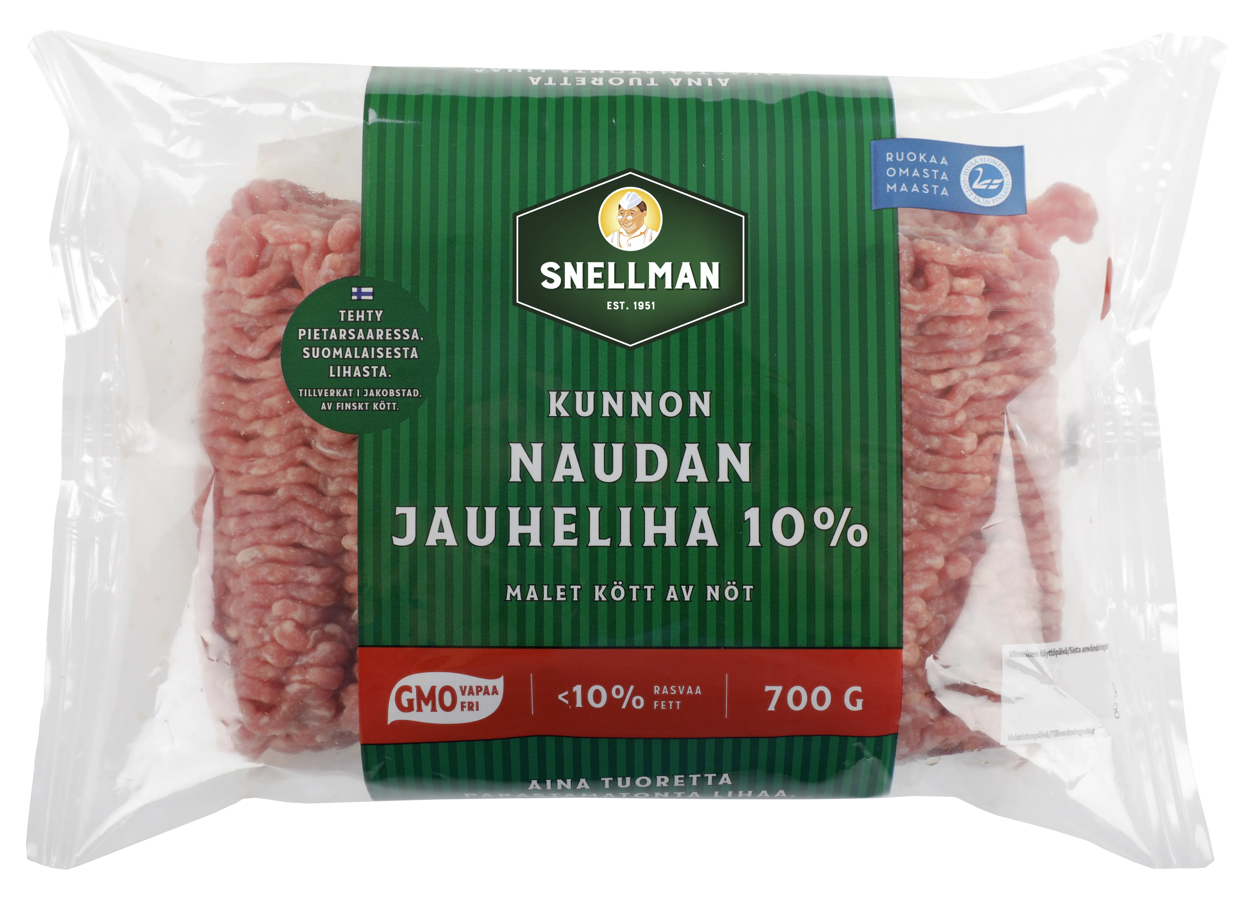 Malet kött av nöt 10 % 700 g