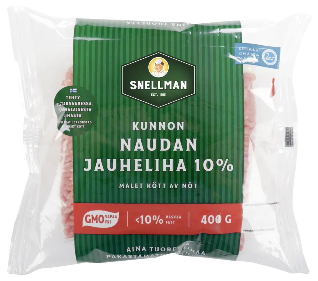 Kunnon naudan jauheliha 10 % 400 g