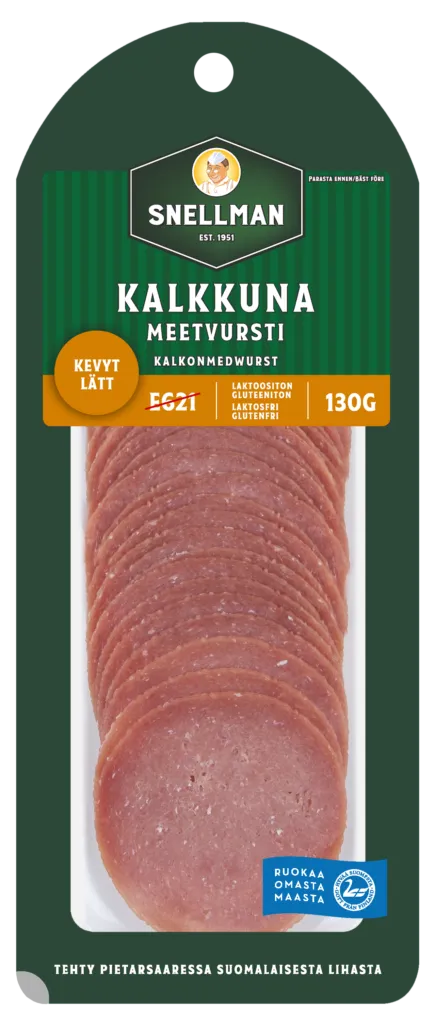 Kevyt kalkkunameetvursti 130 g
