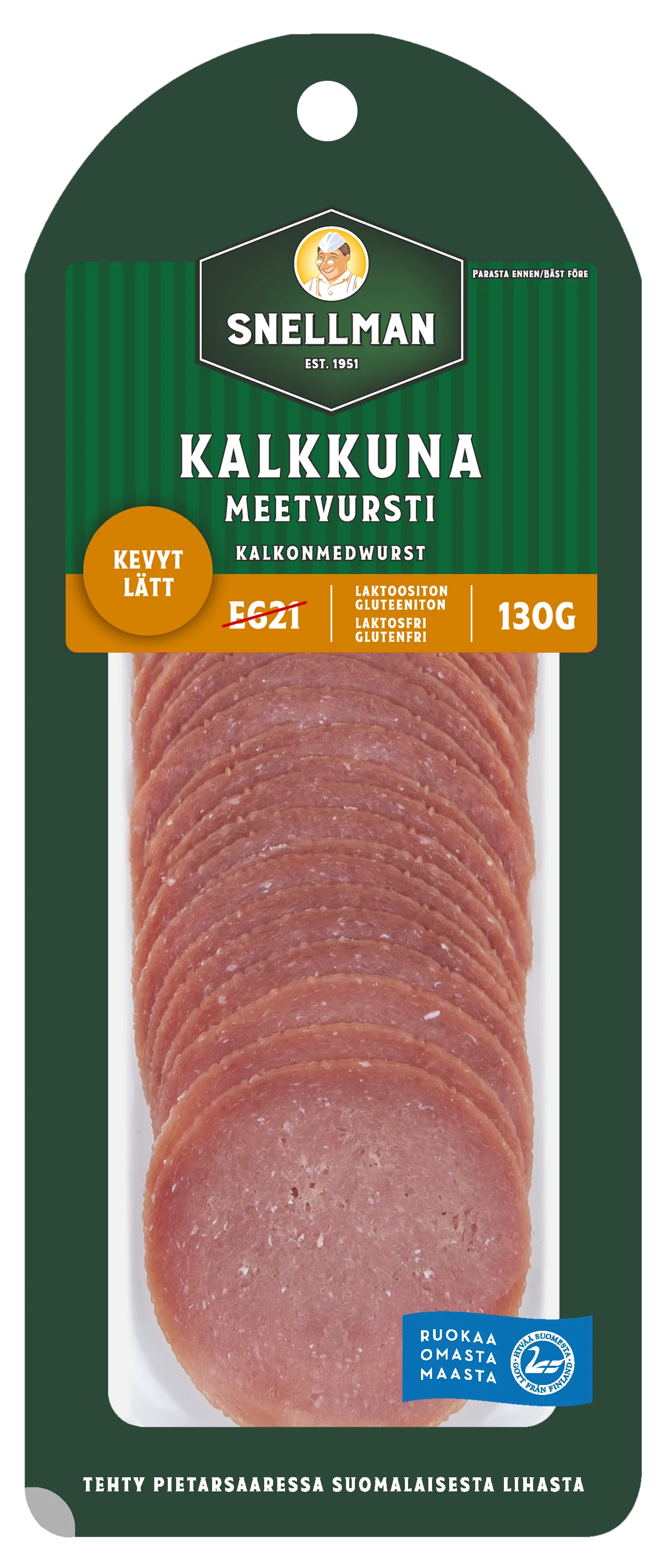 Kevyt kalkkunameetvursti 130 g