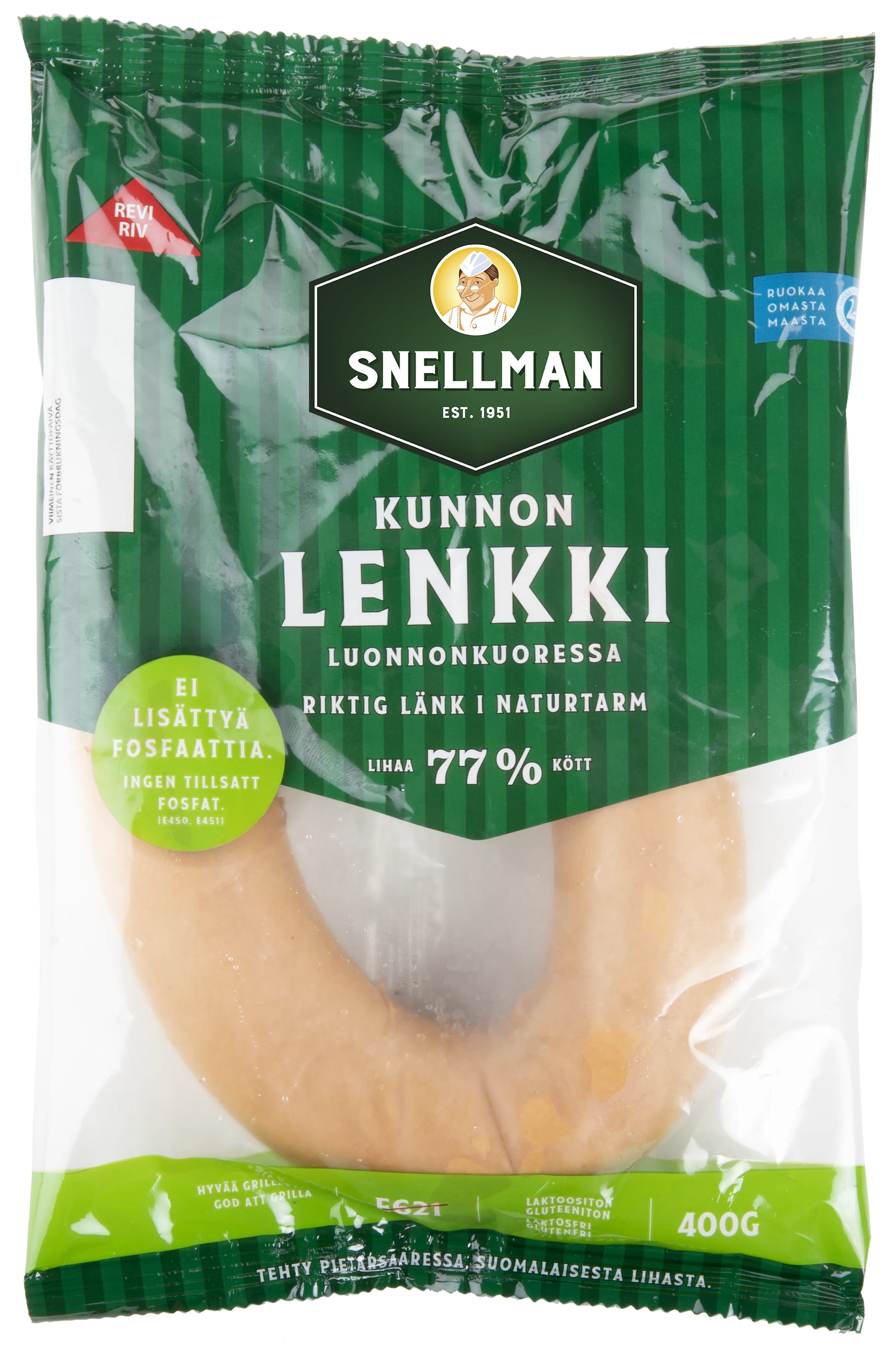 Kunnon lenkki luonnonkuoressa 400 g