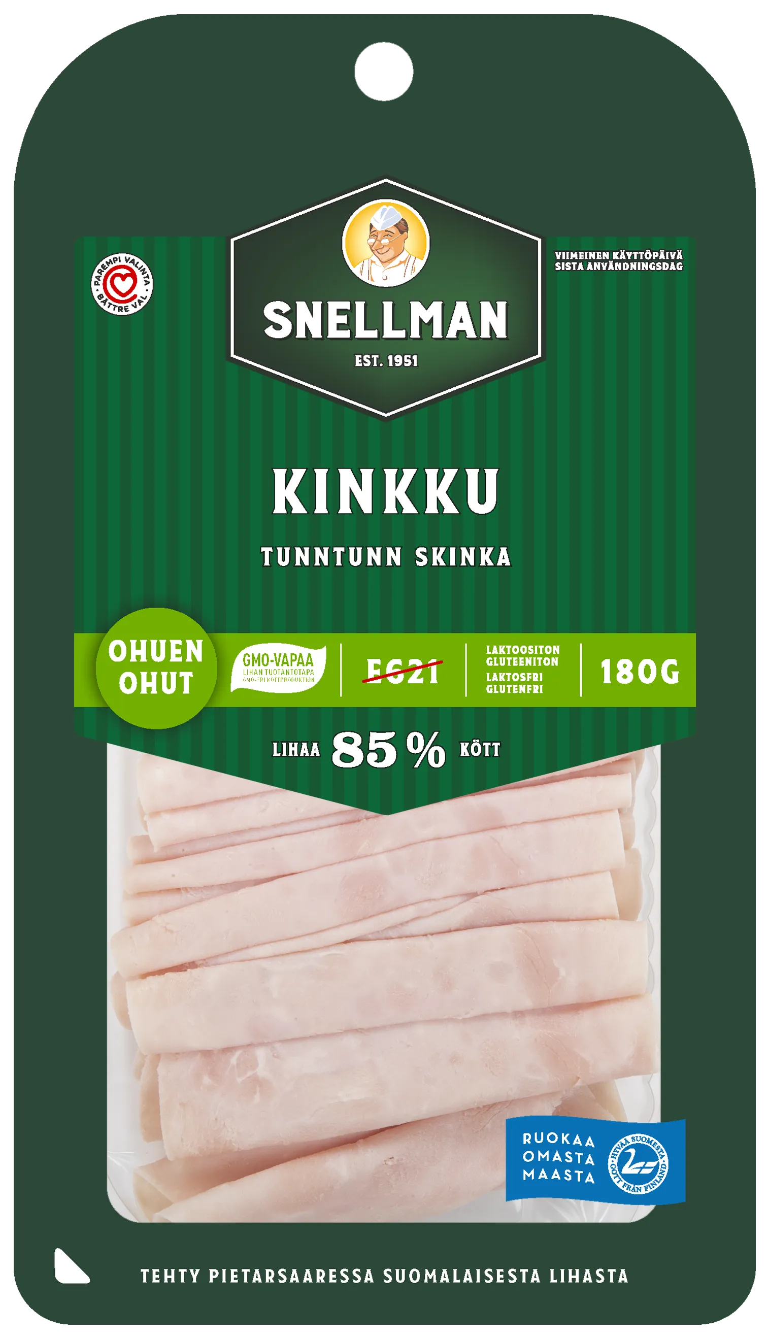 Ohuen ohut kinkku 180 g