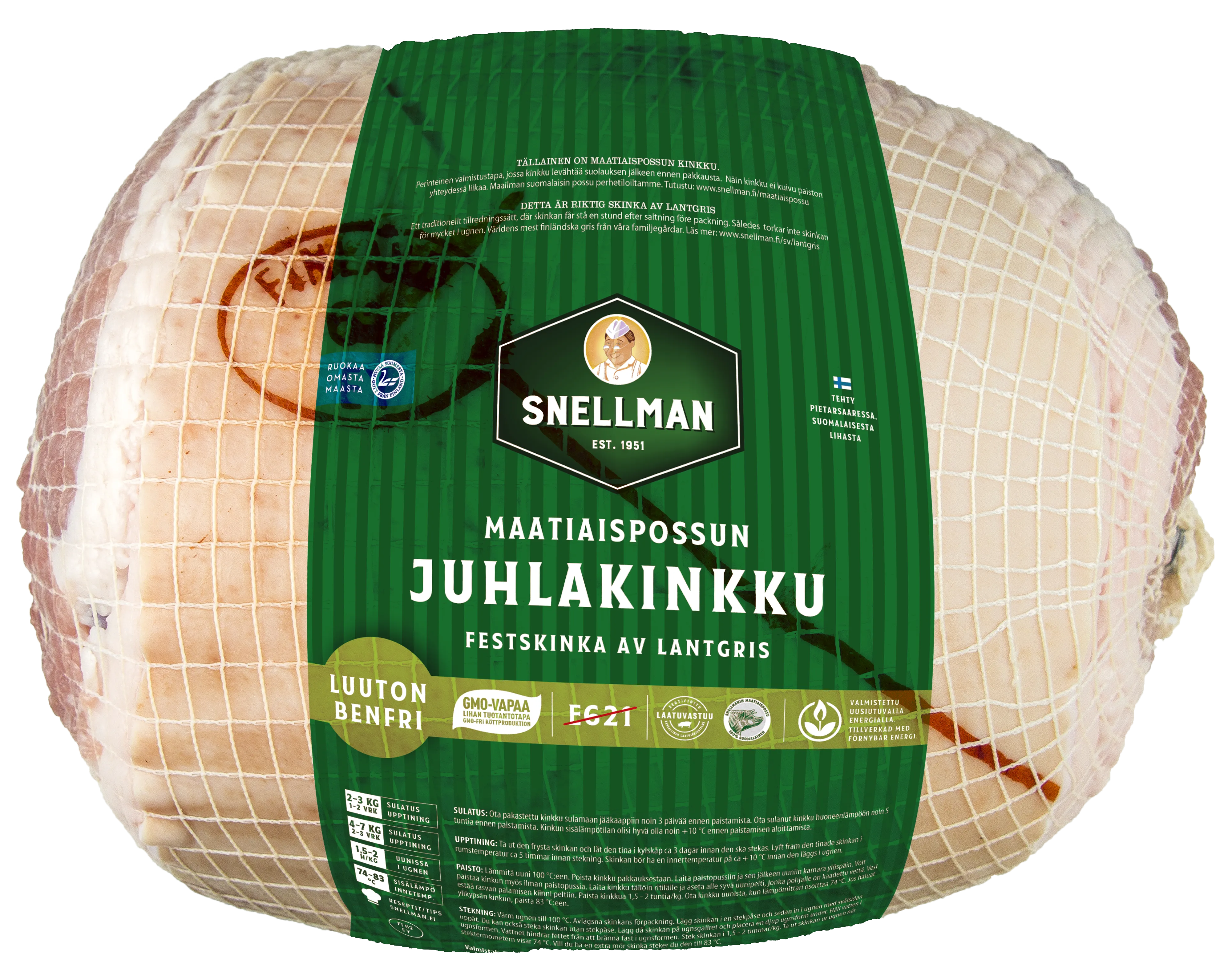 Maatiaispossun juhlakinkku luuton pakaste n. 5 kg