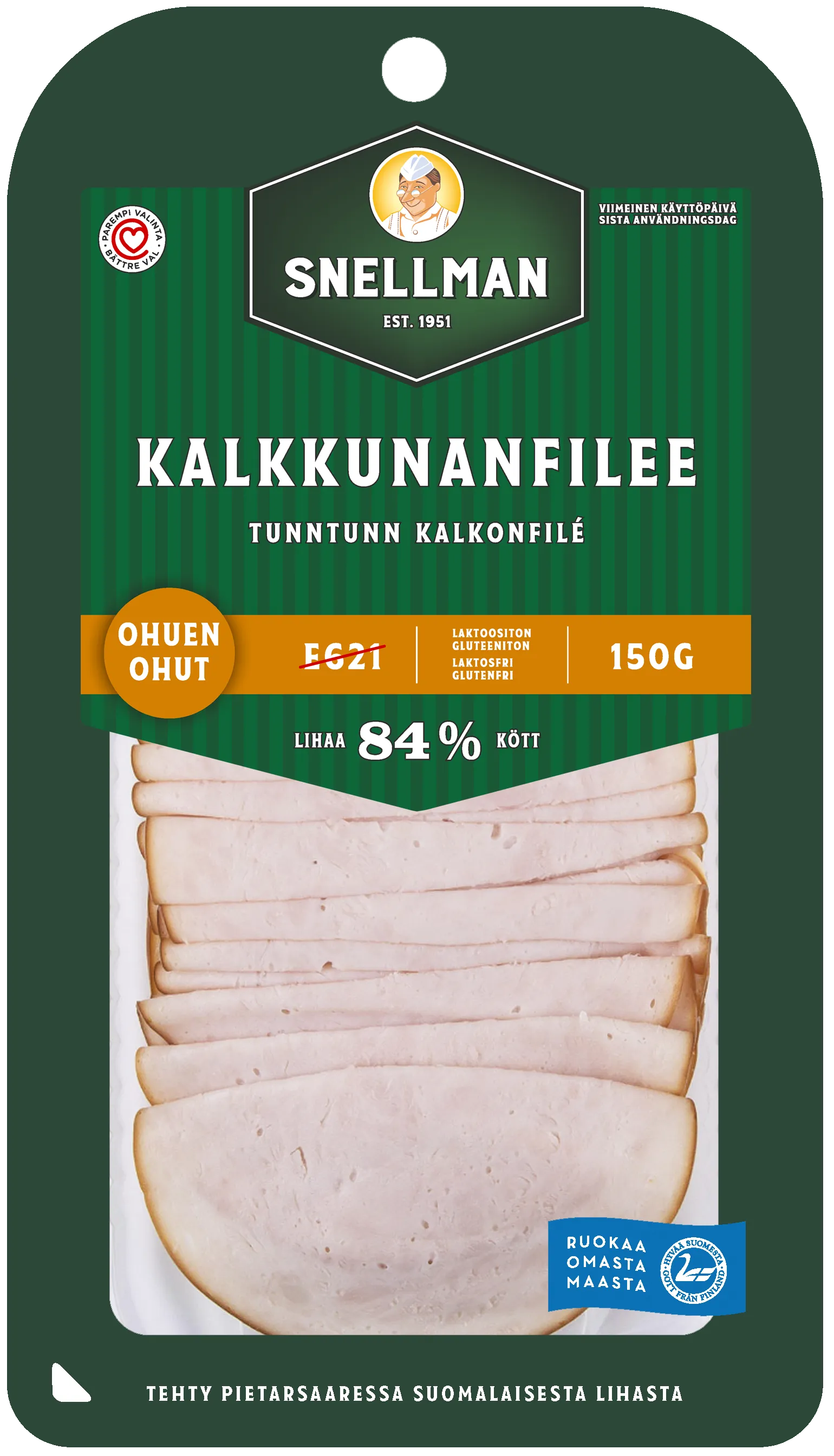 Ohuen ohut kalkkunanfilee 150 g