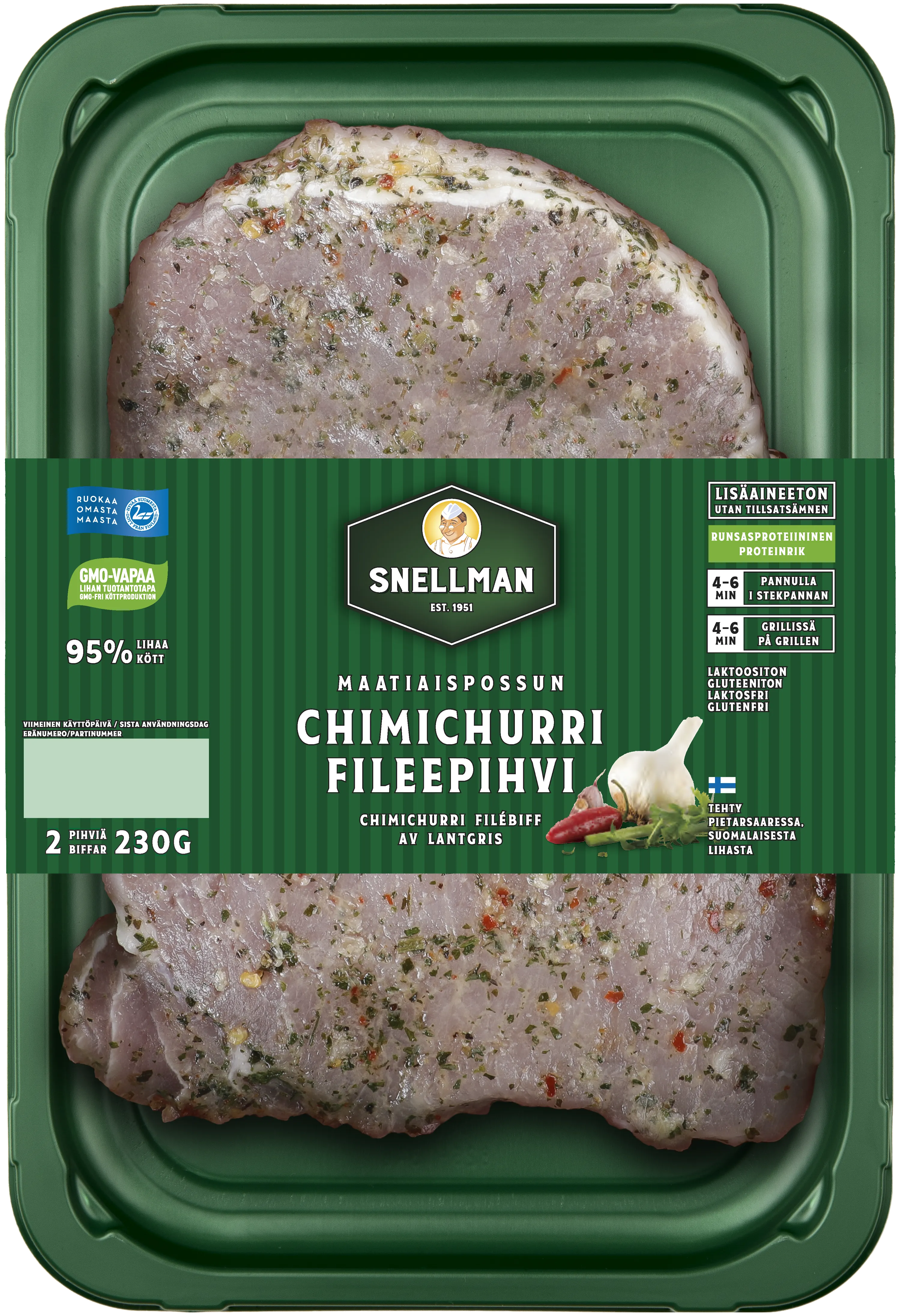 Chimichurri filébiff av lantgris 2 st 230 g
