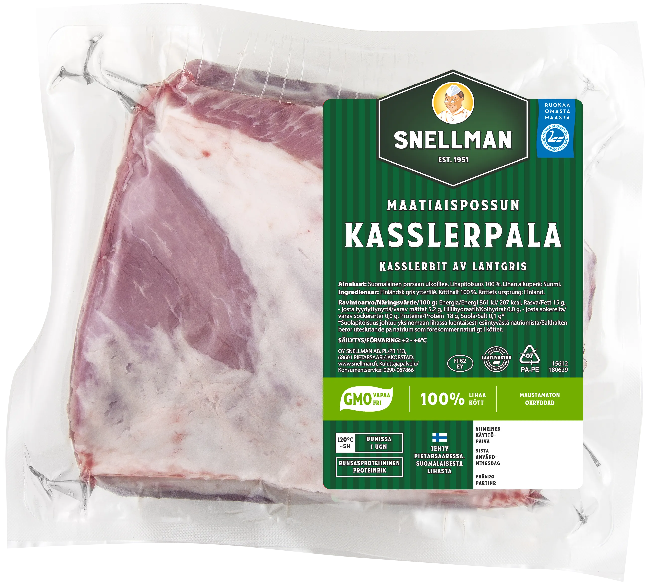 Kasslerbit av lantgris ca 1,5 kg