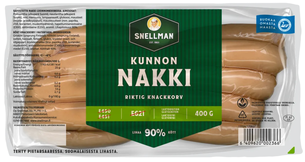 Kunnon nakki 400 g