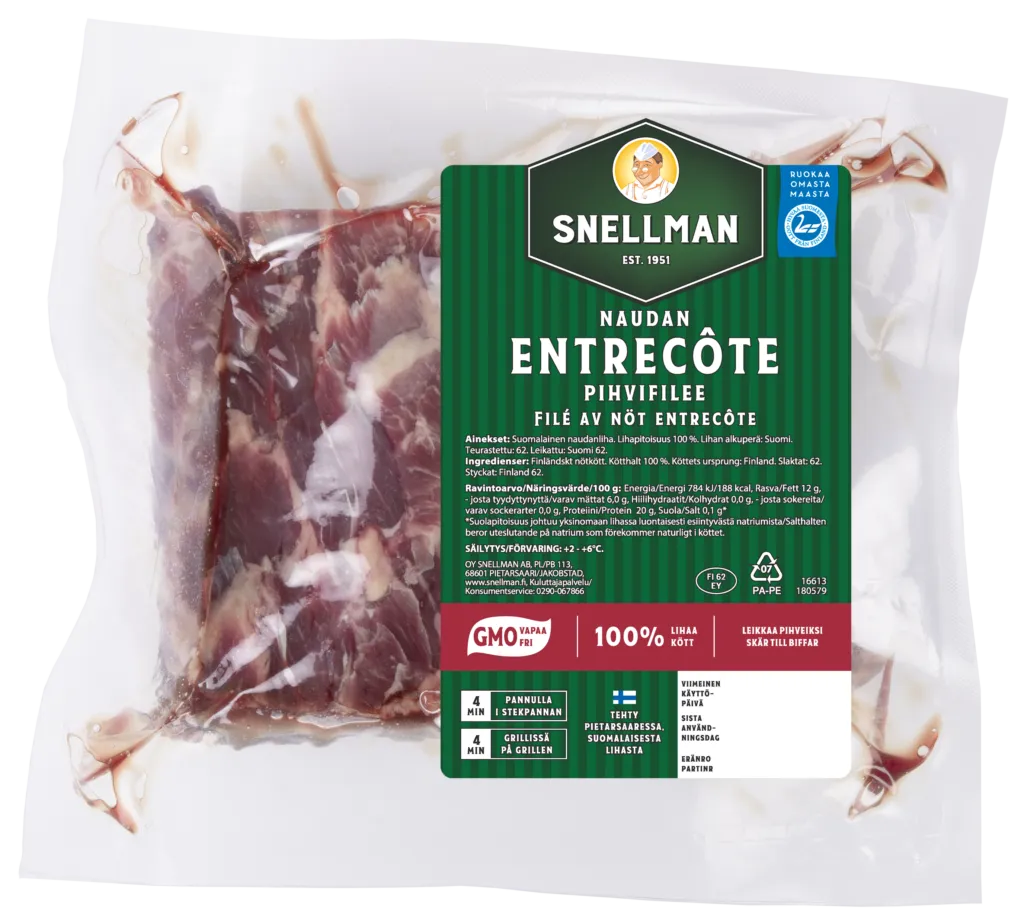 Naudan entrecoté pihvifilee n. 1 kg