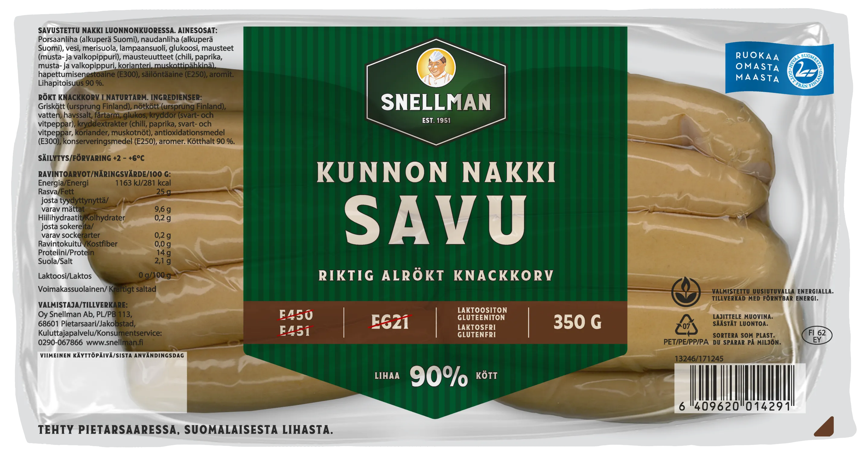 Kunnon savunakki 350 g