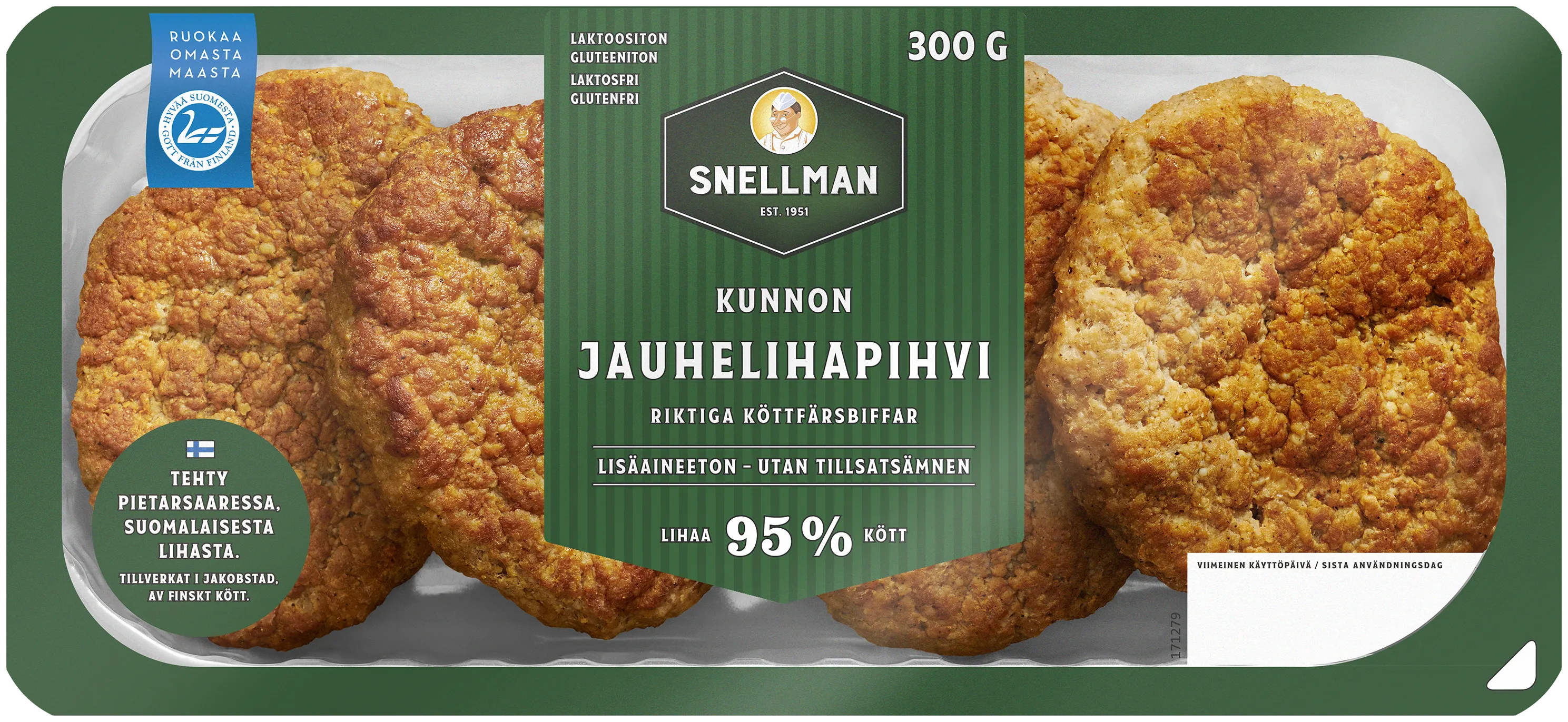 Riktiga köttfärsbiffar 300 g