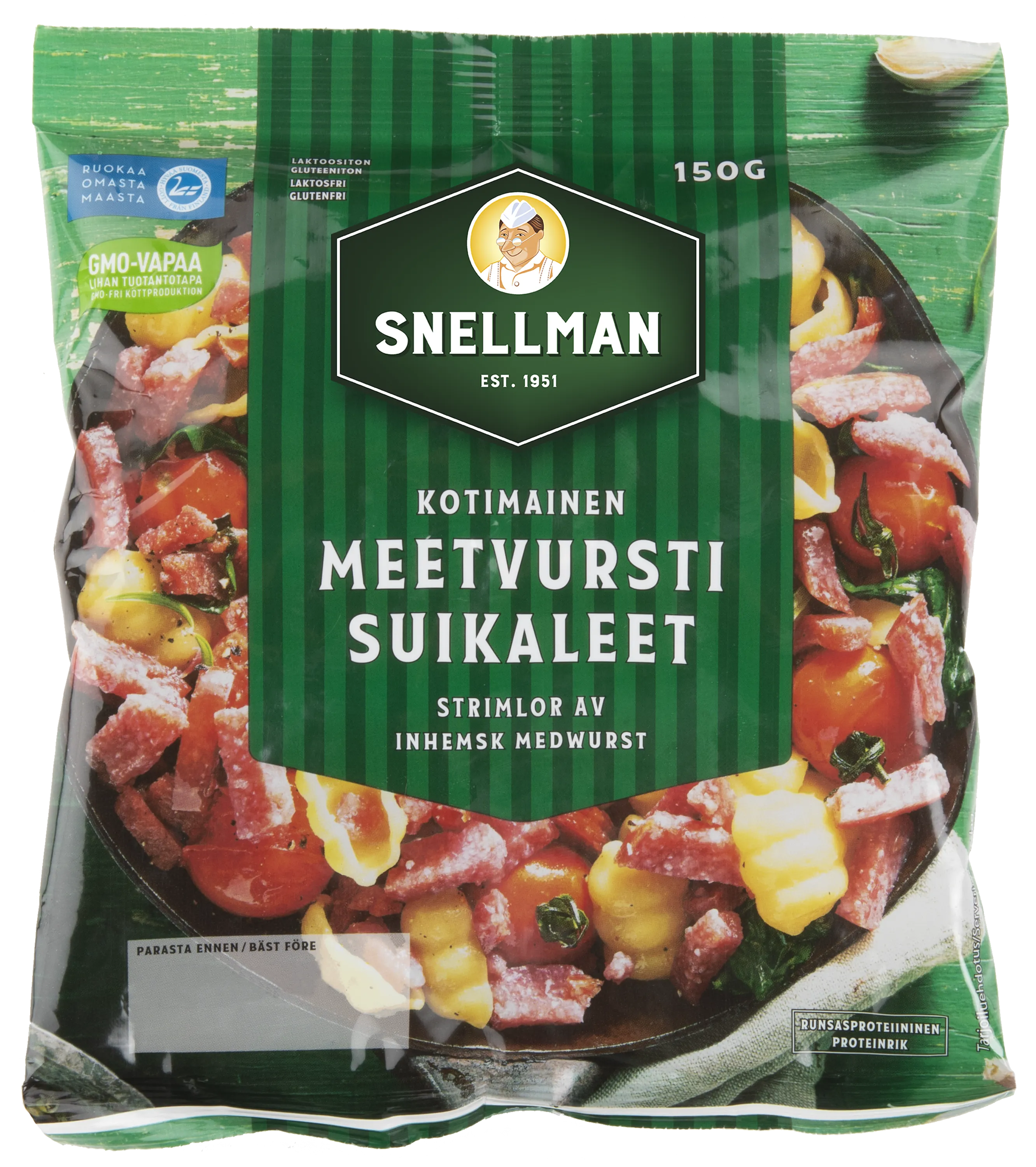 Inhemsk medwurst strimlad 150 g