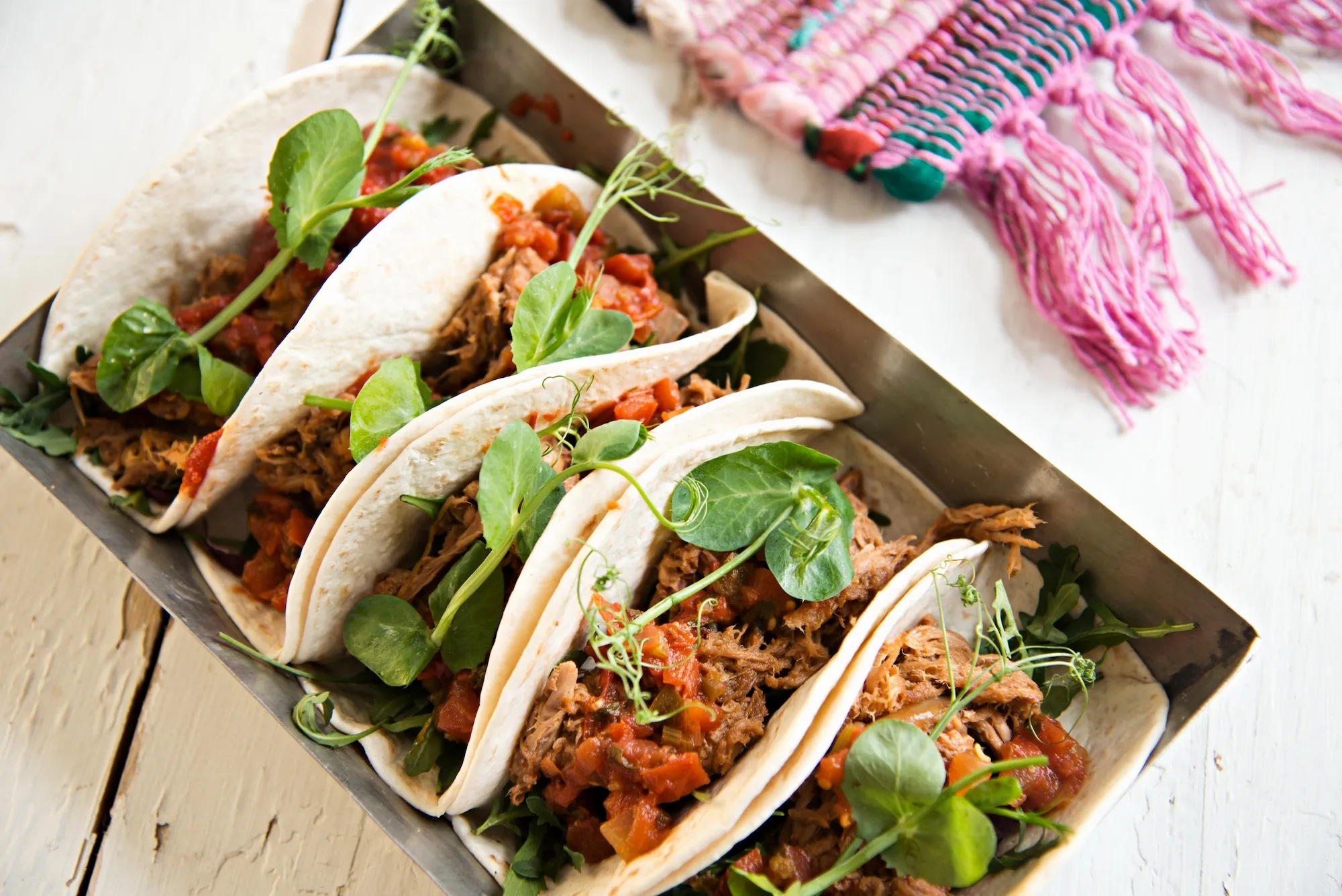 Tacos med pulled pork