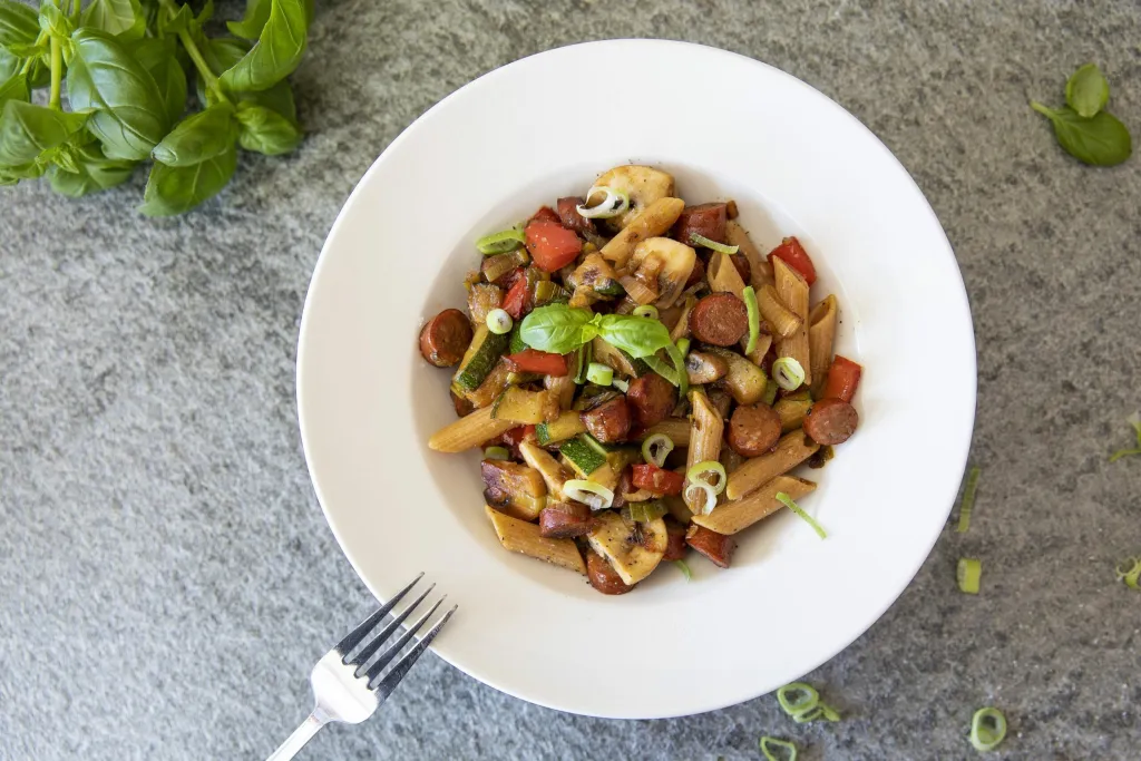 Chorizopasta med vår i sinnet