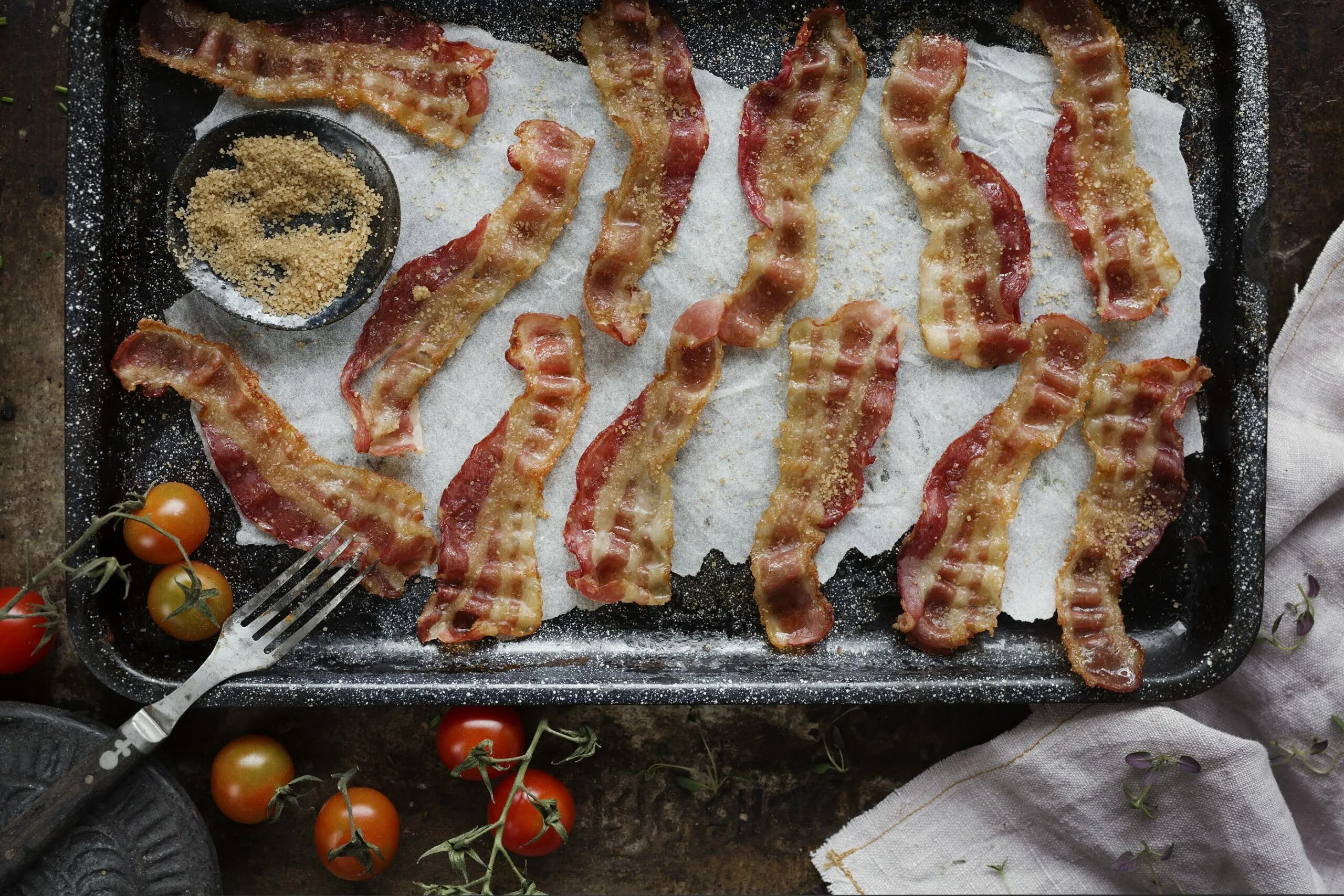 Glaserad bacon