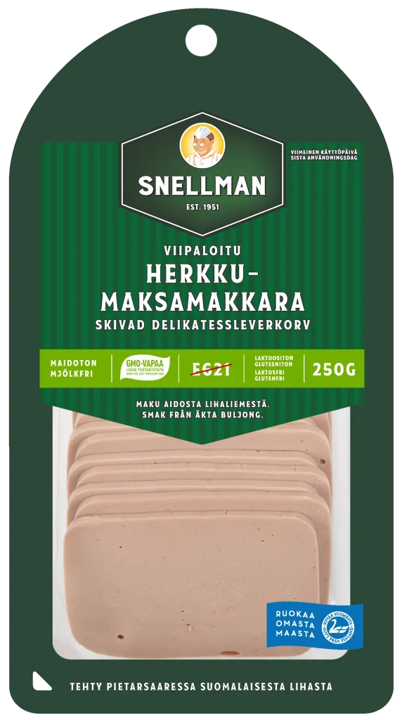 Skivad delikatessleverkorv 250 g