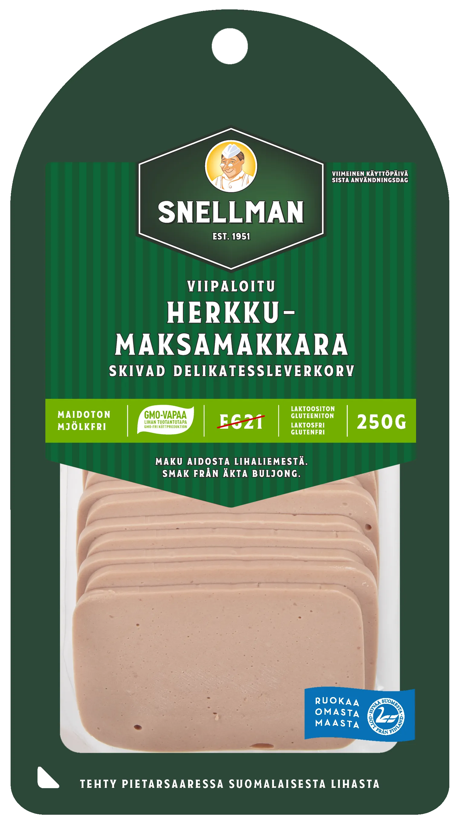 Skivad delikatessleverkorv 250 g