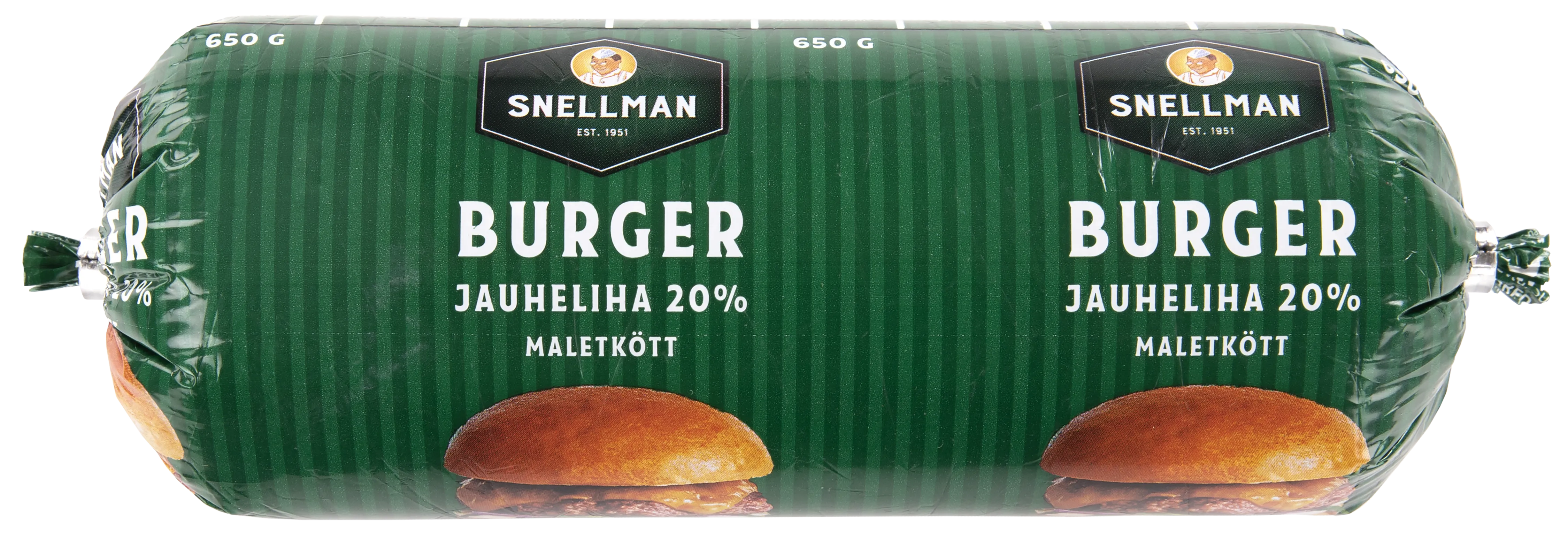 Burger malet kött av nöt 20 % 650 g