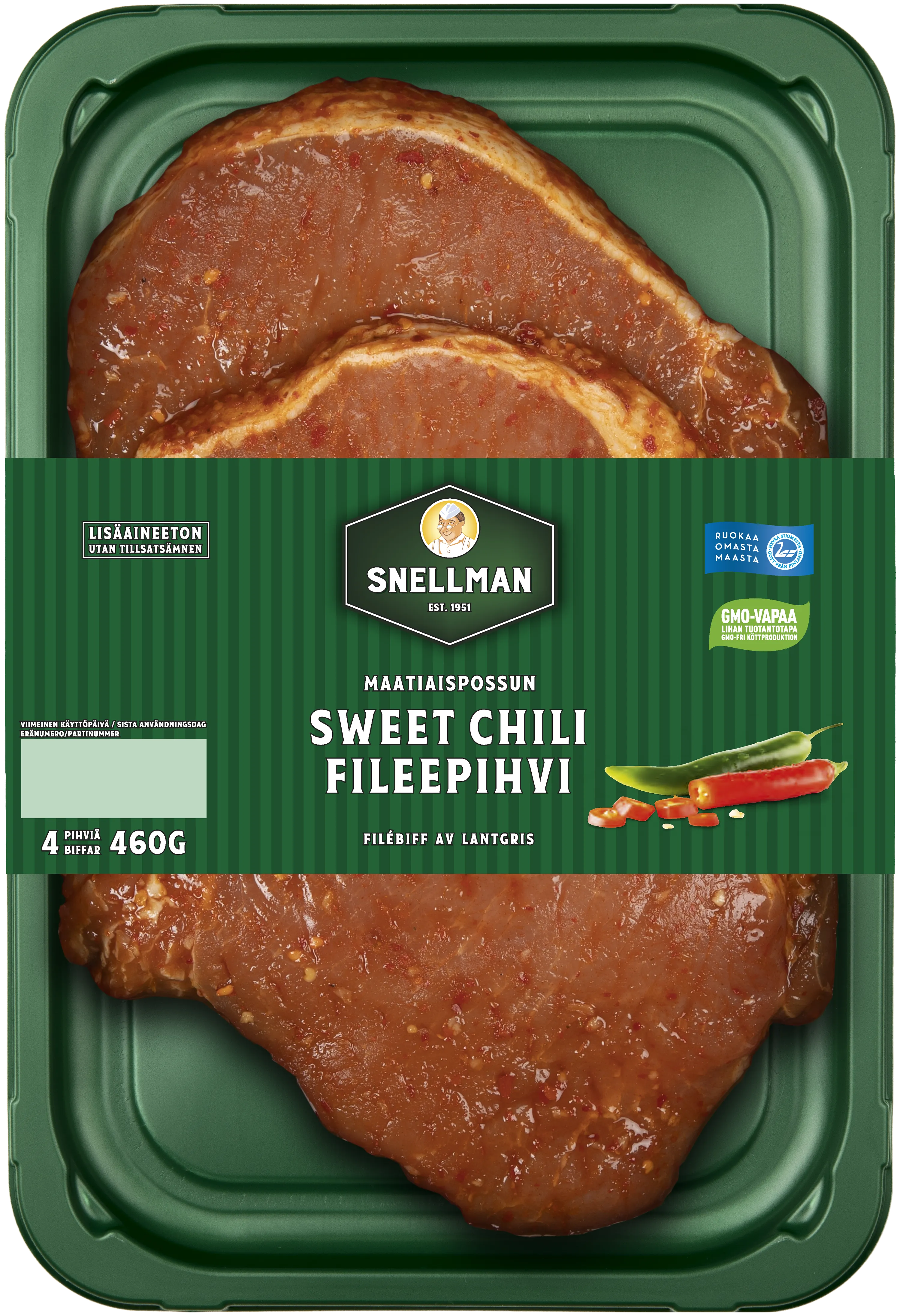 Maatiaispossun sweet chili fileepihvi 460 g