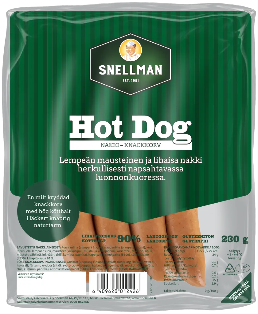 Hot dog knackkorv 230 g
