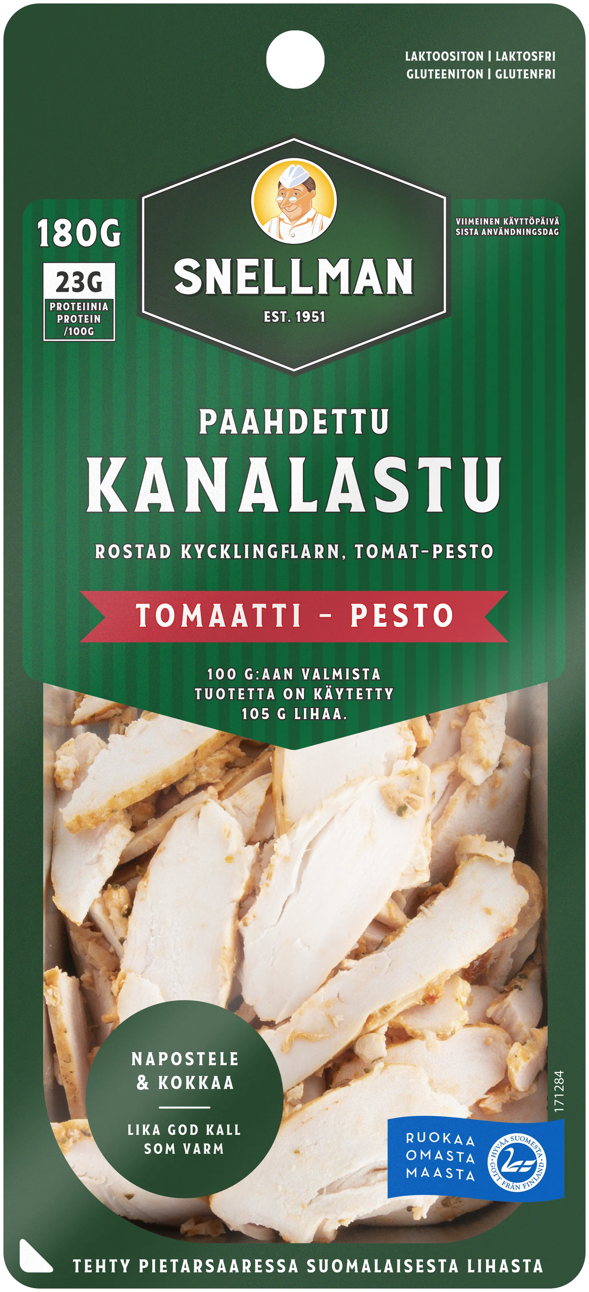 Rostade kycklingflarn tomat-pesto 180 g