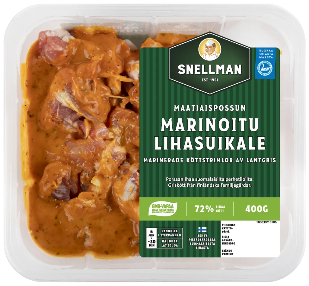 Maatiaispossun marinoitu lihasuikale 400 g