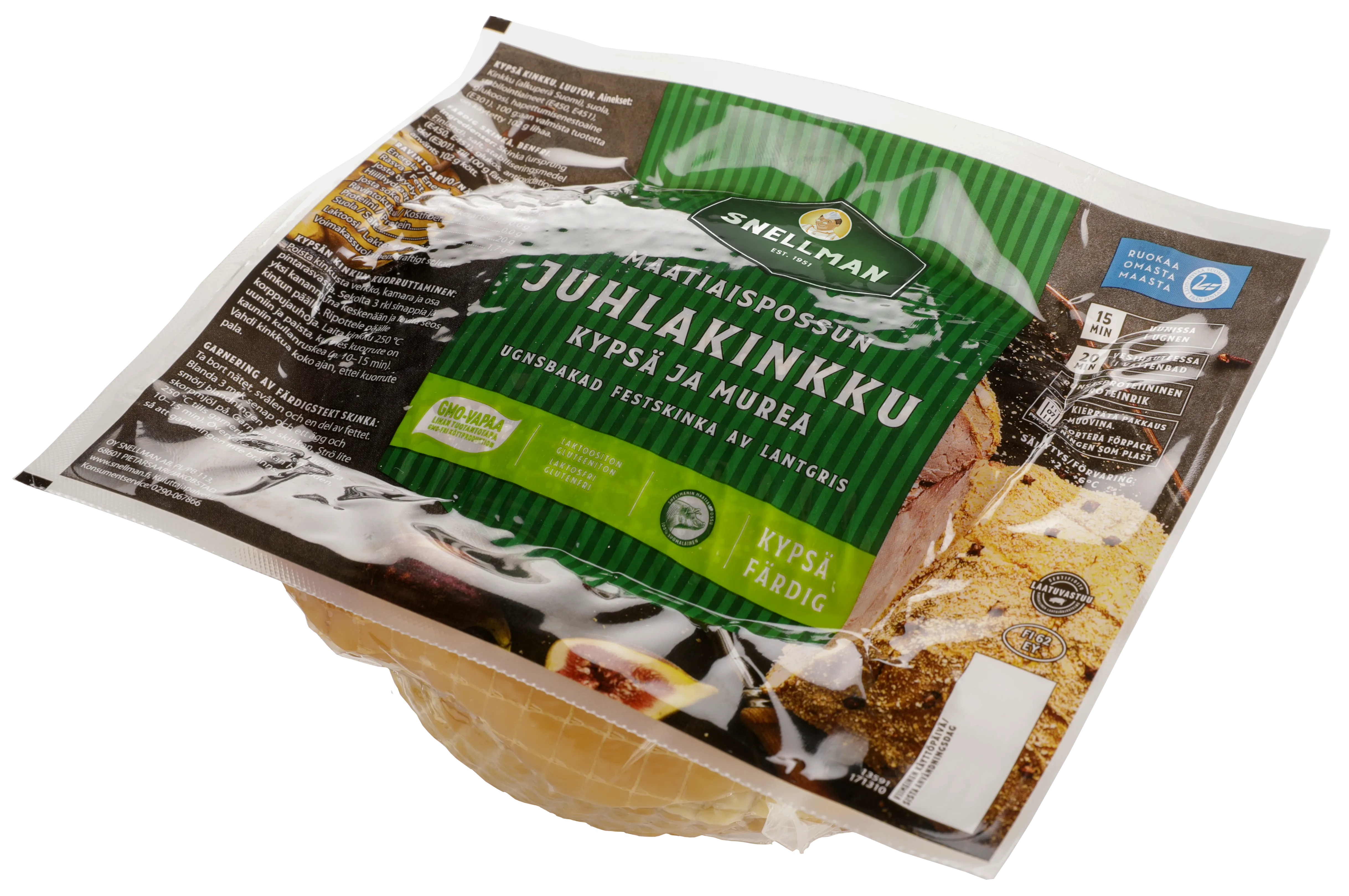 Maatiaispossun kypsä juhlakinkku n1,5 kg