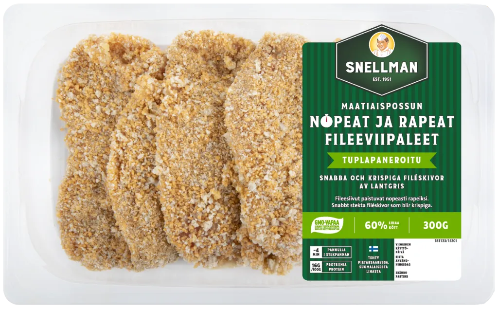 Maatiaispossun Nopeat ja rapeat fileeviipaleet 300 g