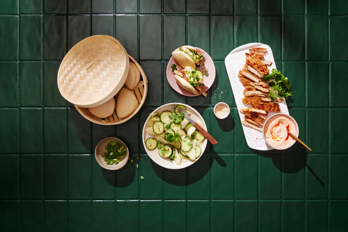 Bao bun -sämpylät possulla resepti | Snellman