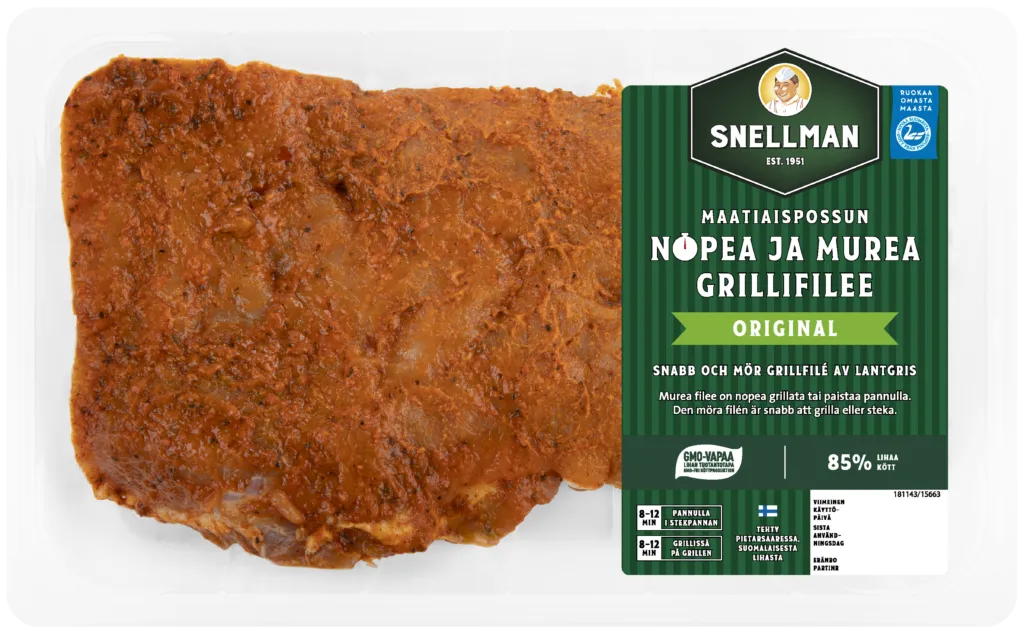 Maatiaispossun nopea ja murea grillifilee n. 600 g
