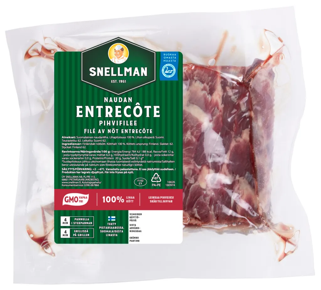 Naudan entrecoté pihvifilee n. 1 kg