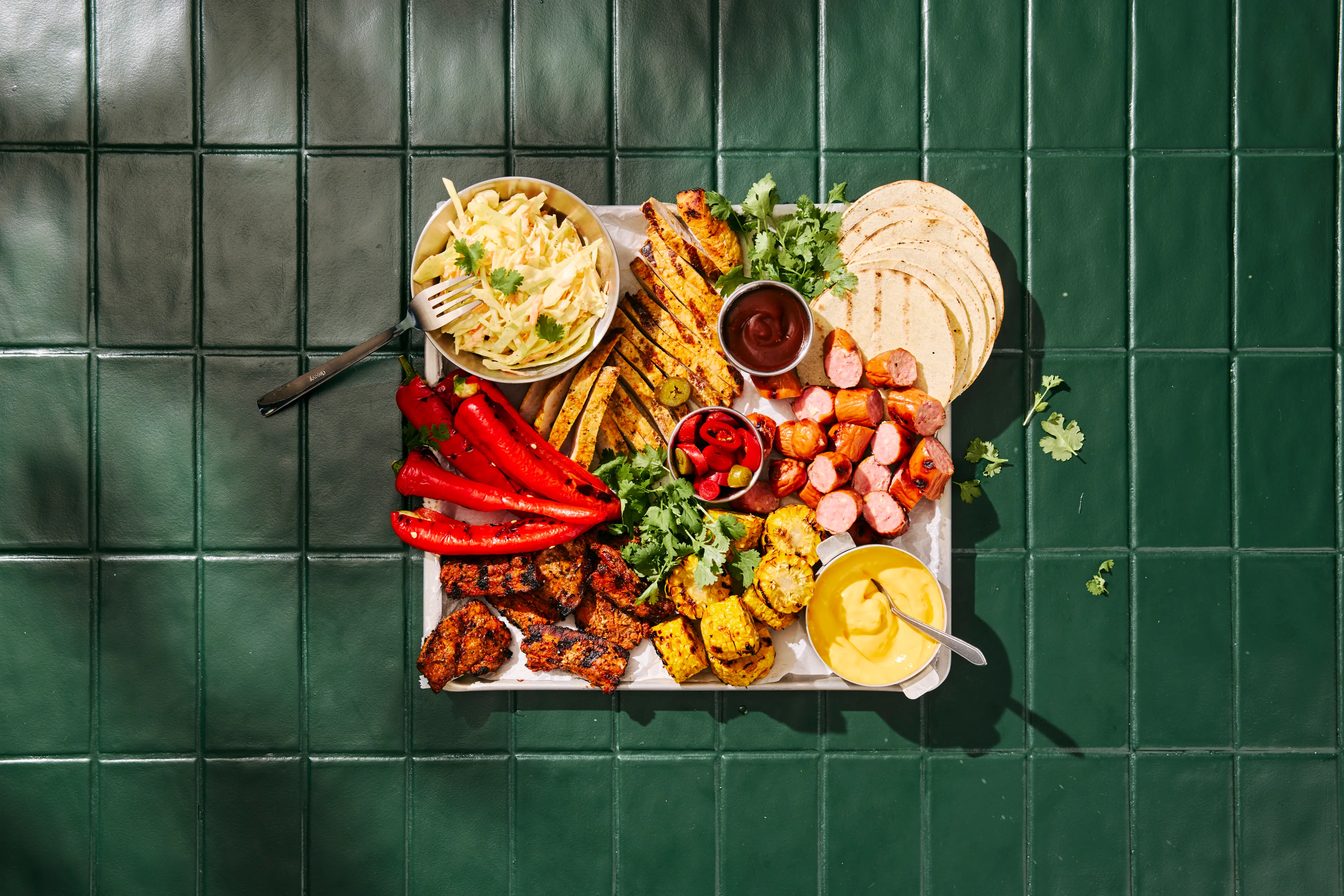 Amerikansk grillbricka