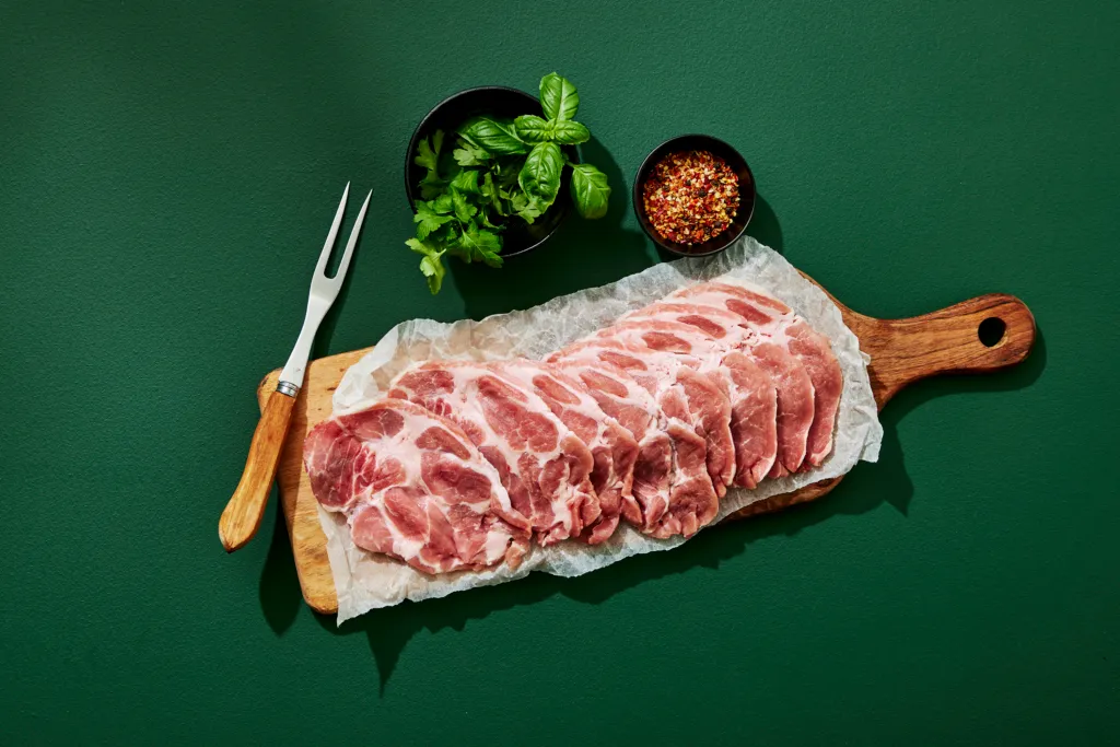Tunn kasslerbiff av lantgris 500 g
