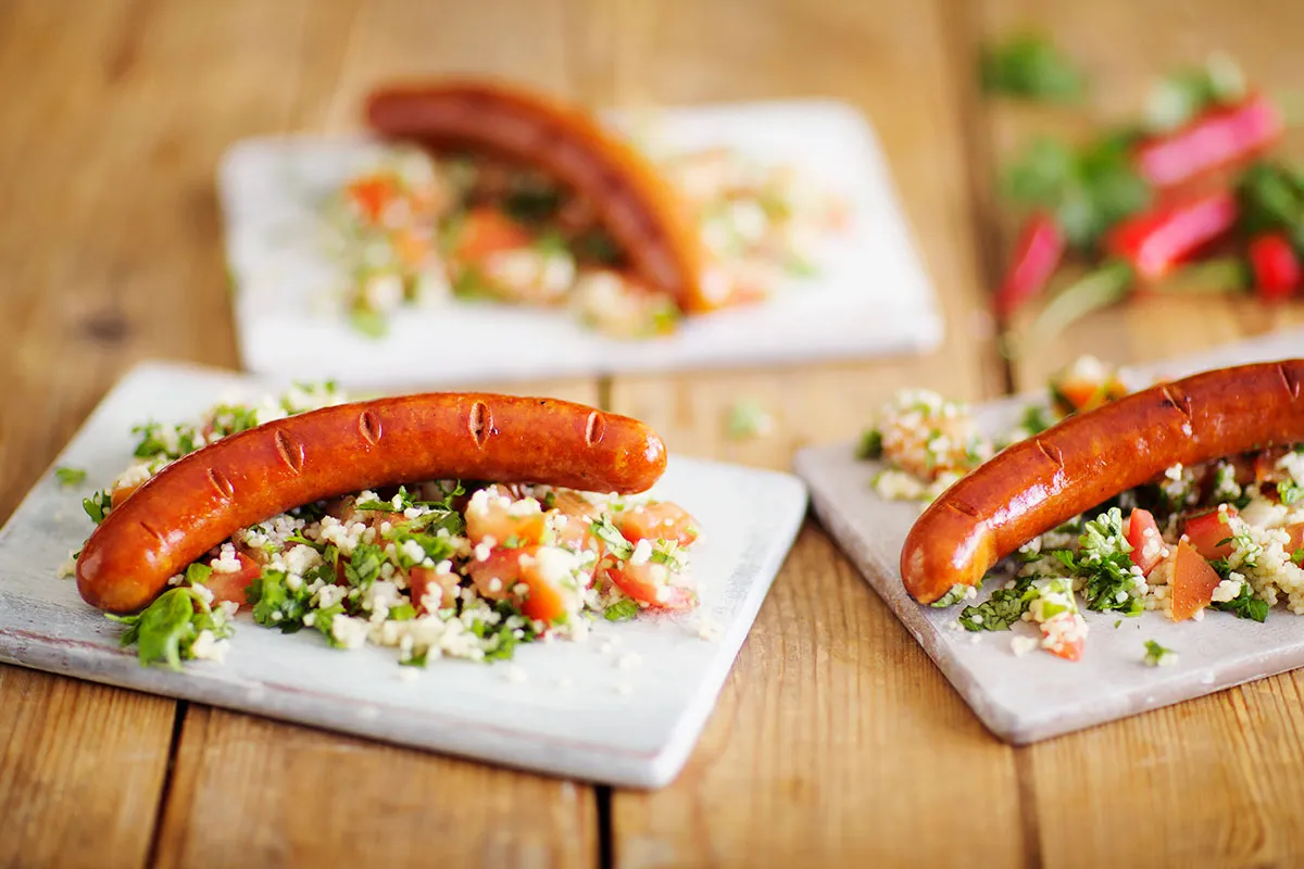 Chorizo och Tabbouleh