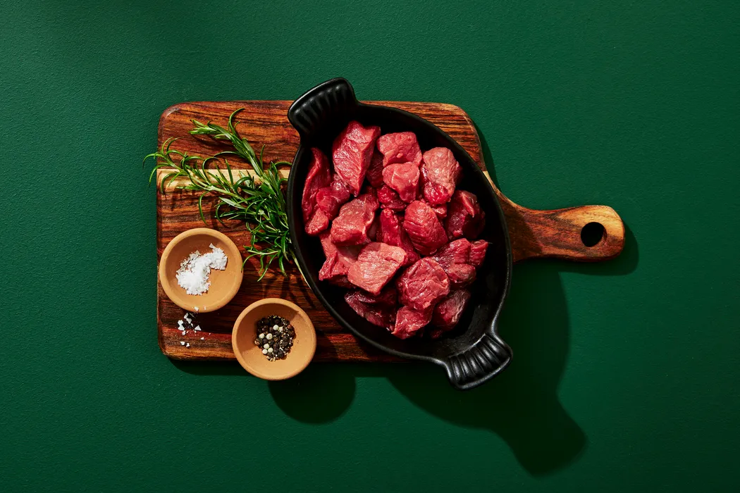 Nötstek tärnad 400 g