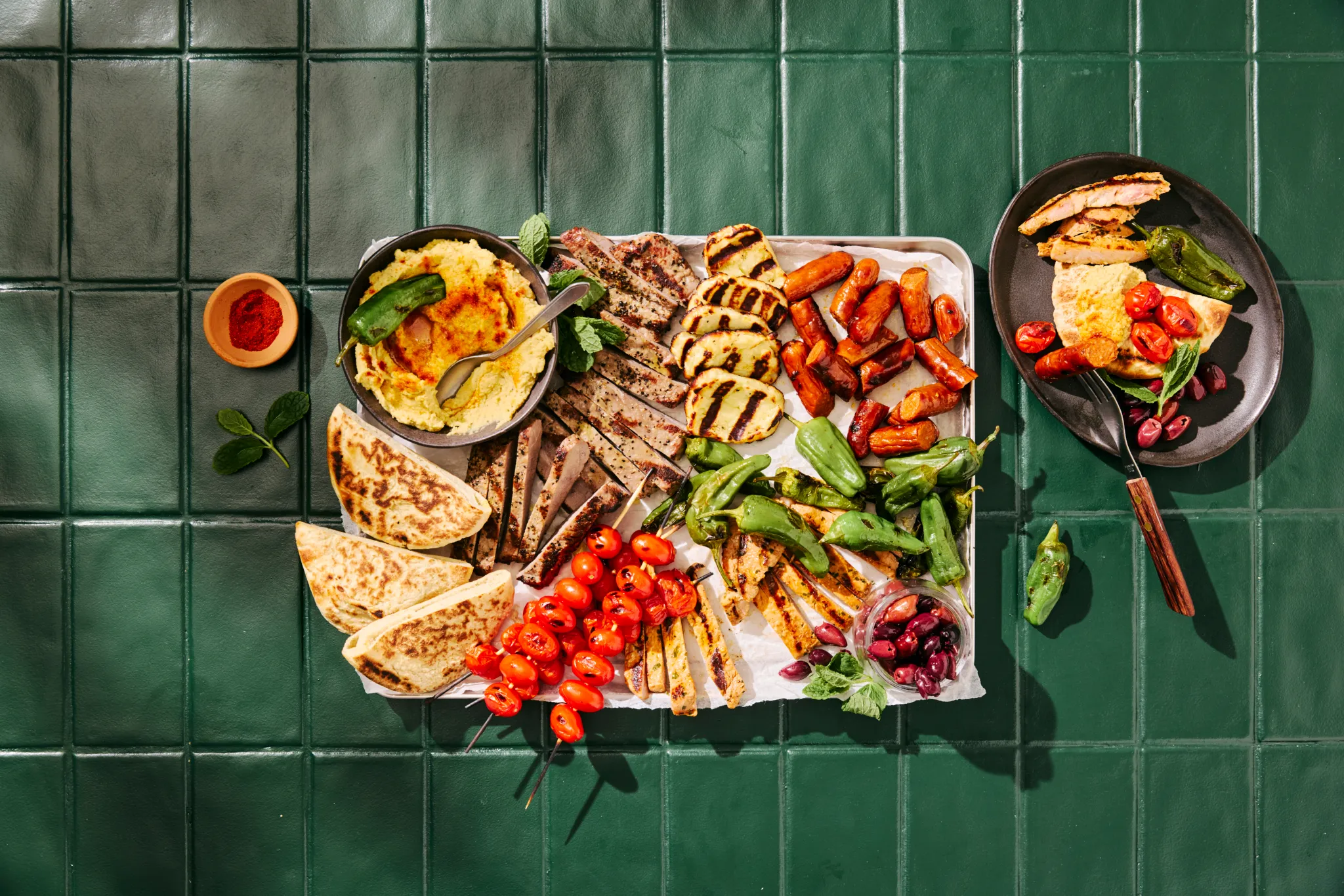 Grillbricka från Medelhavet