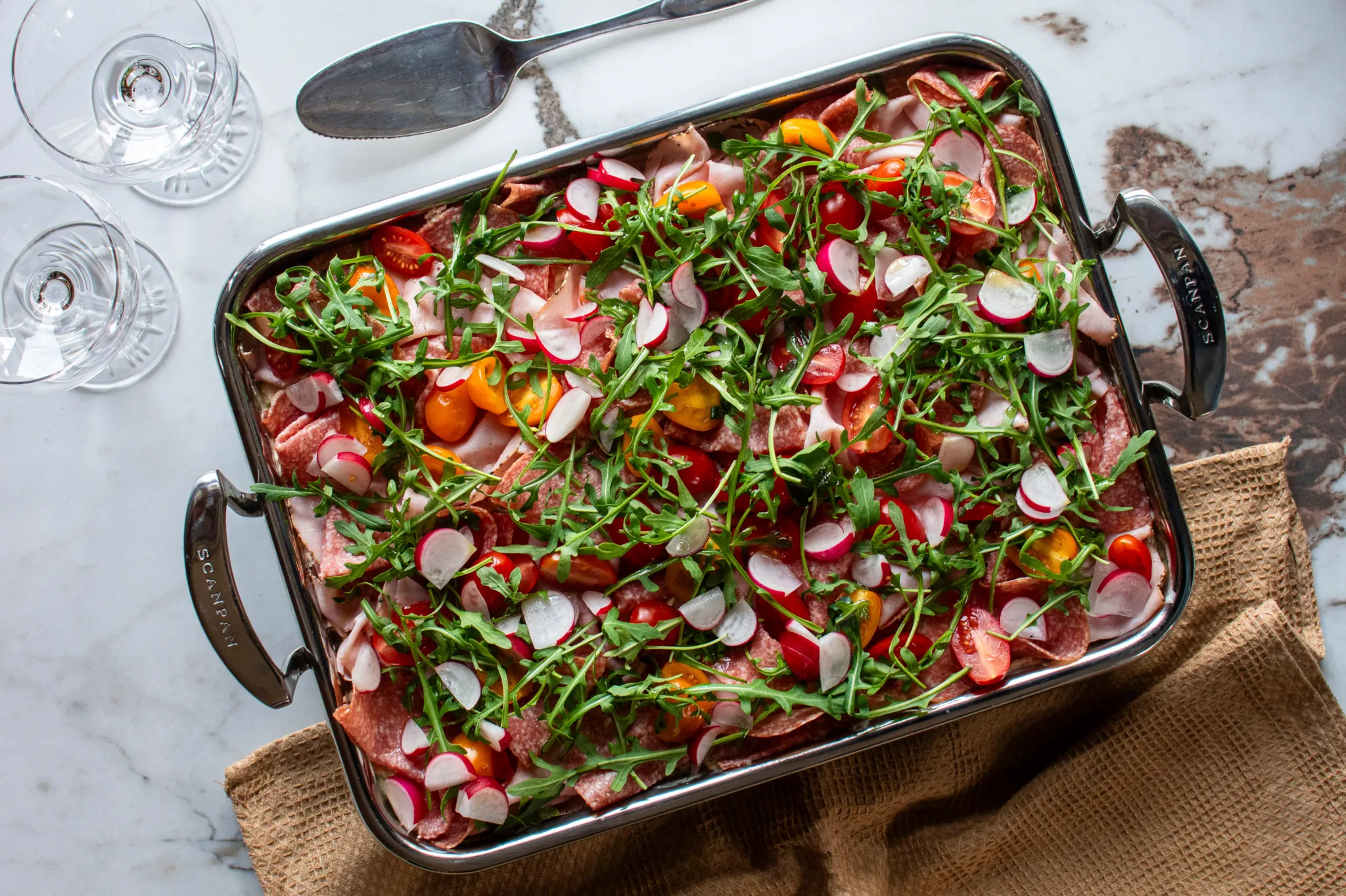 Smörgåstårta i ugnsform