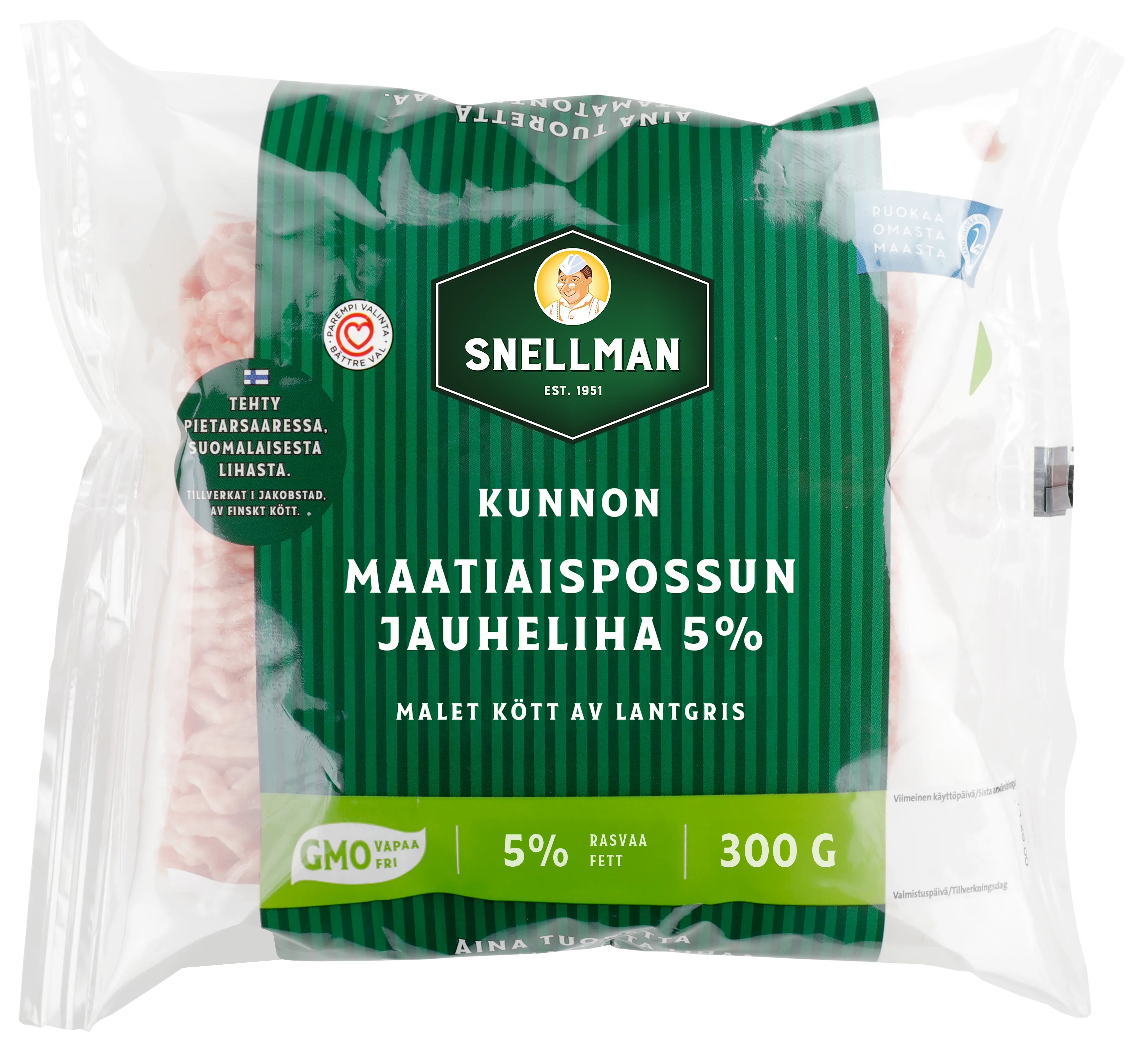 Maatiaispossun jauheliha 5 % 300 g
