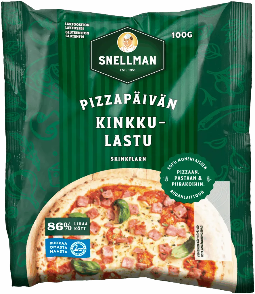 Pizzapäivän kinkkulastu 100 g