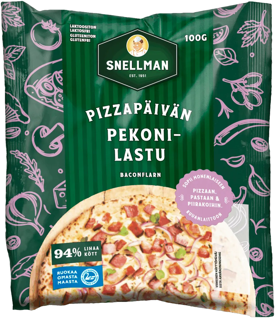 Pizzapäivän pekonilastu 100 g