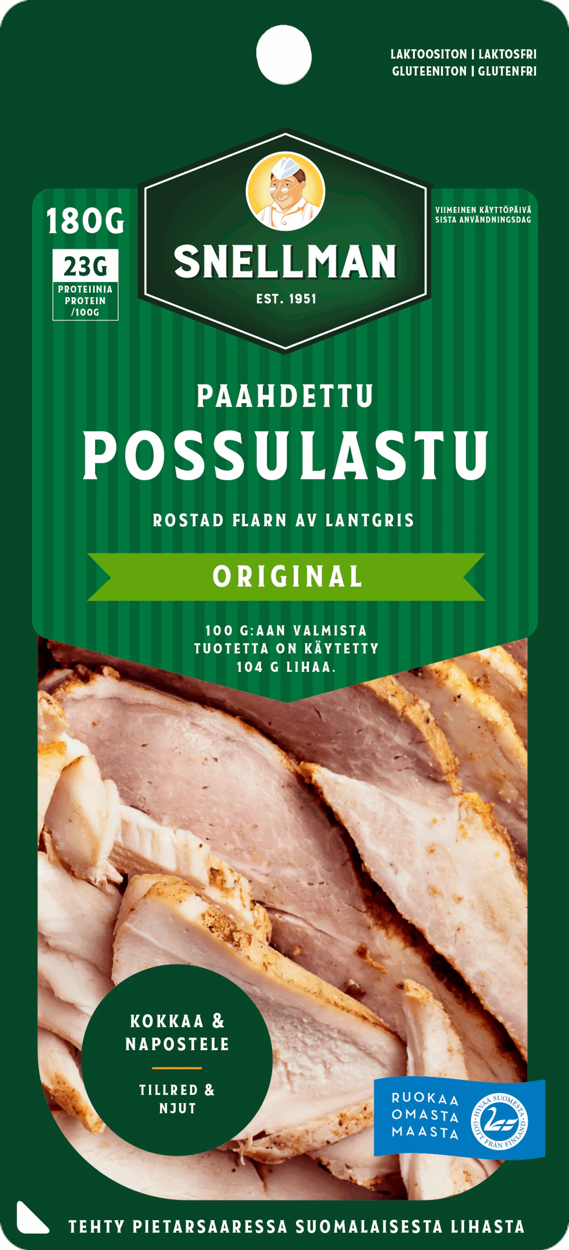 Paahdettu possulastu 180 g